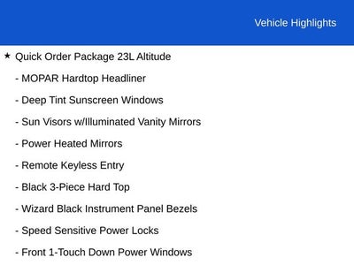 2021 Jeep Wrangler Unlimited Sport Altitude