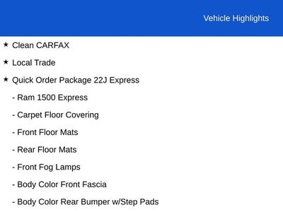 2018 RAM 1500 Express