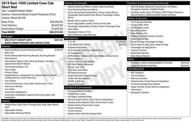 2019 RAM 1500 Limited