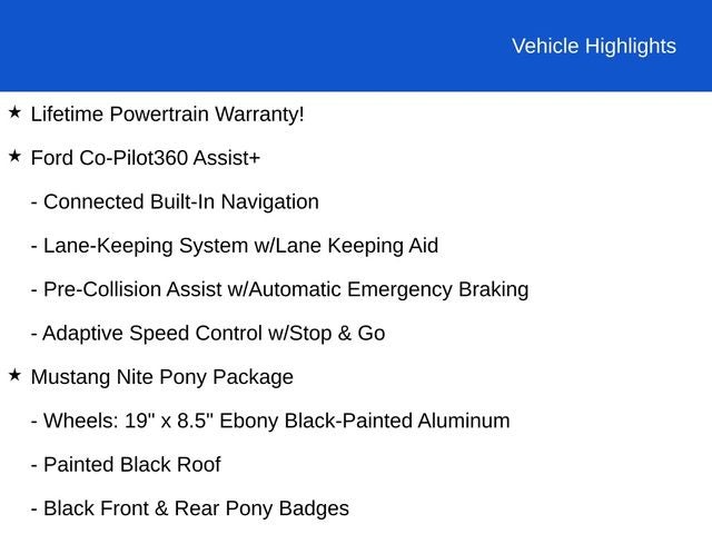 2024 Ford Mustang EcoBoost Premium