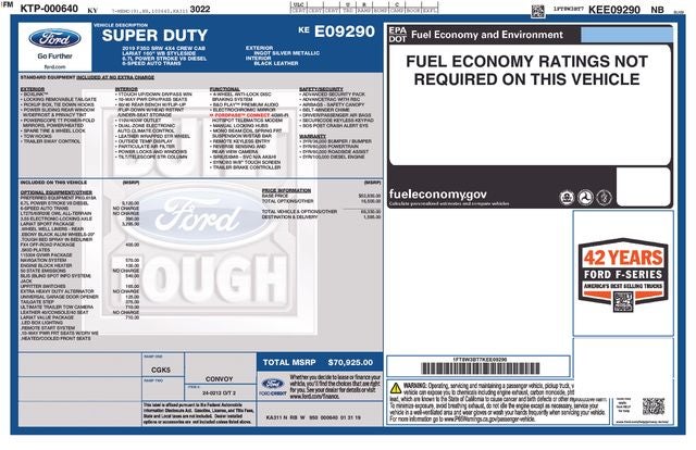 2019 Ford F-350SD Lariat