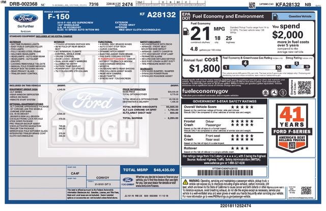 2019 Ford F-150 XLT