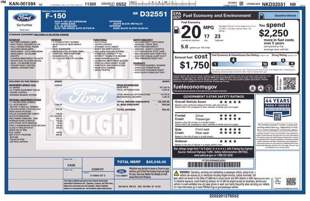 2022 Ford F-150 XL