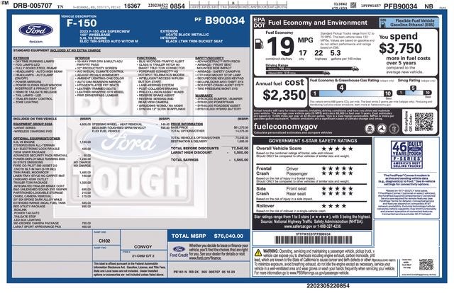 2023 Ford F-150 Lariat