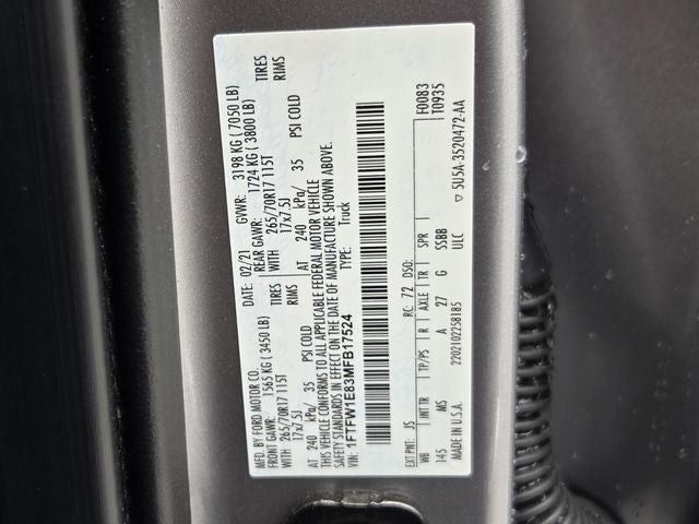 2021 Ford F-150 XLT