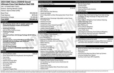 2024 GMC Sierra 2500HD Denali Ultimate