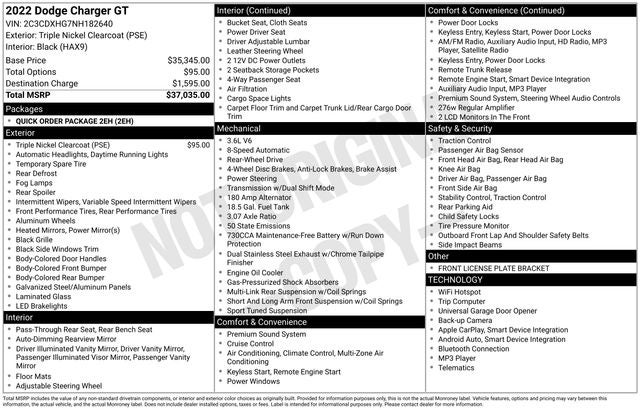 2022 Dodge Charger GT