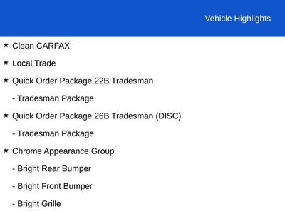 2018 RAM 1500 Tradesman