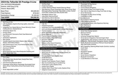 2024 Kia Telluride SX-Prestige X-Line