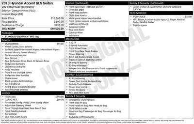 2013 Hyundai Accent GLS