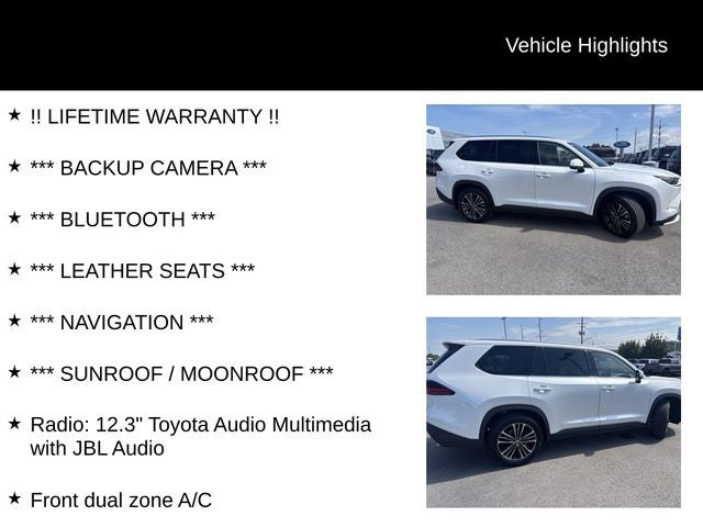 2026 Toyota Grand Highlander Hybrid MAX Platinum Aerial View Display System
