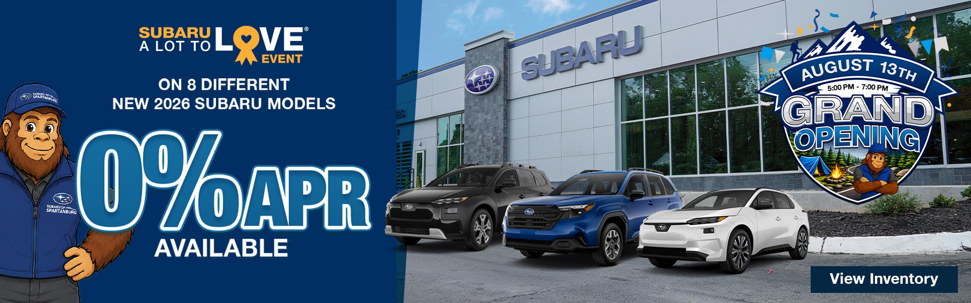 On 8 Different New 2026 Subaru Models