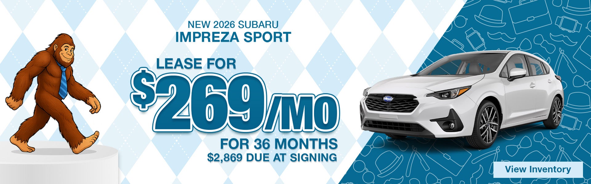 Lease a New Impreza for $269/mo in Spartanburg, SC 