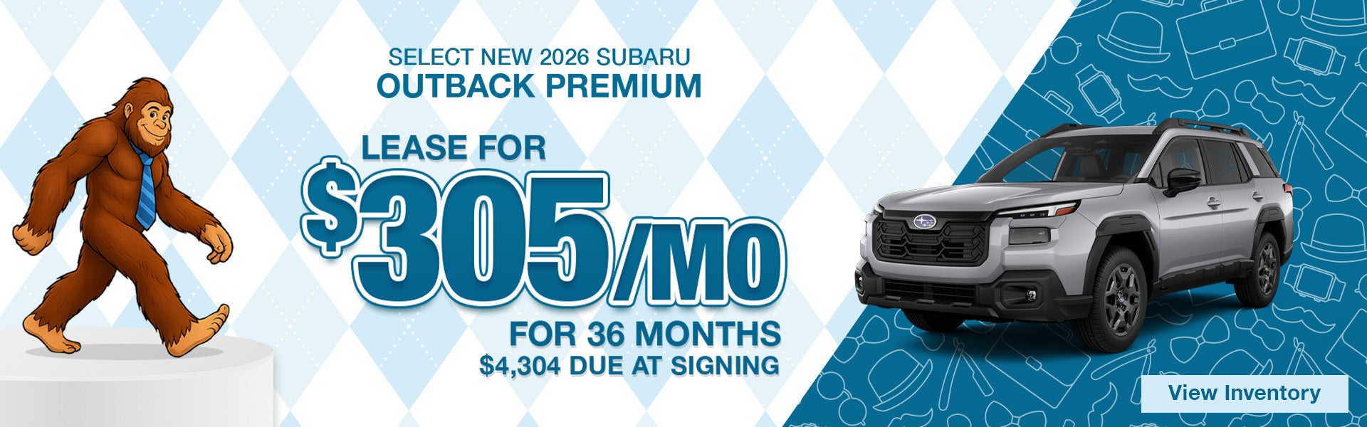 Lease a New Outback for $305/mo in Spartanburg, SC 