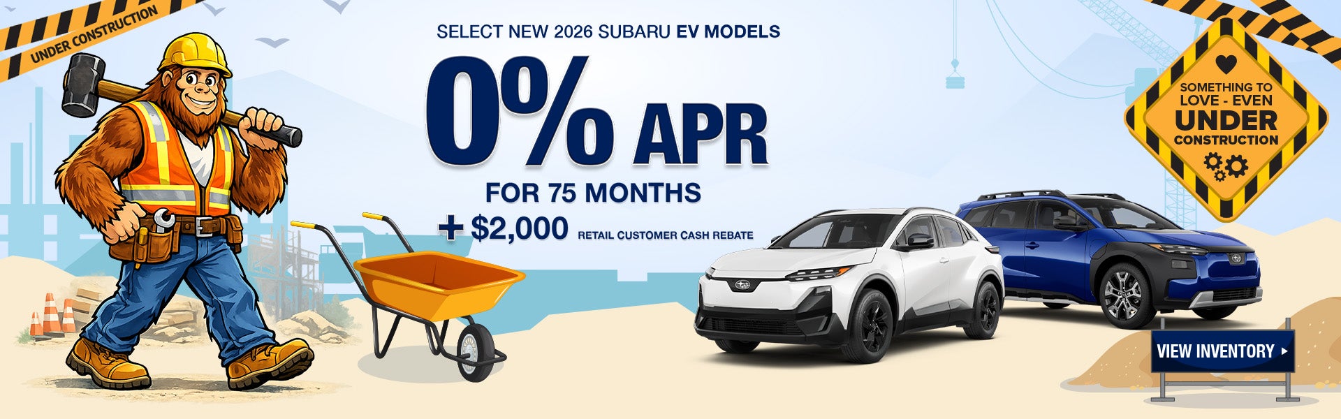 Select New 2026 Subaru EV Models
