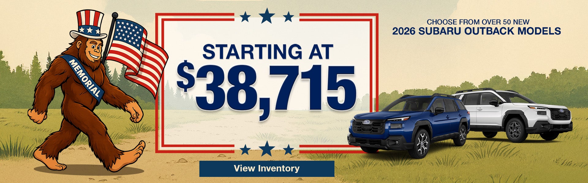 Choose From Over 50 New 2026 Subaru Outback Models 